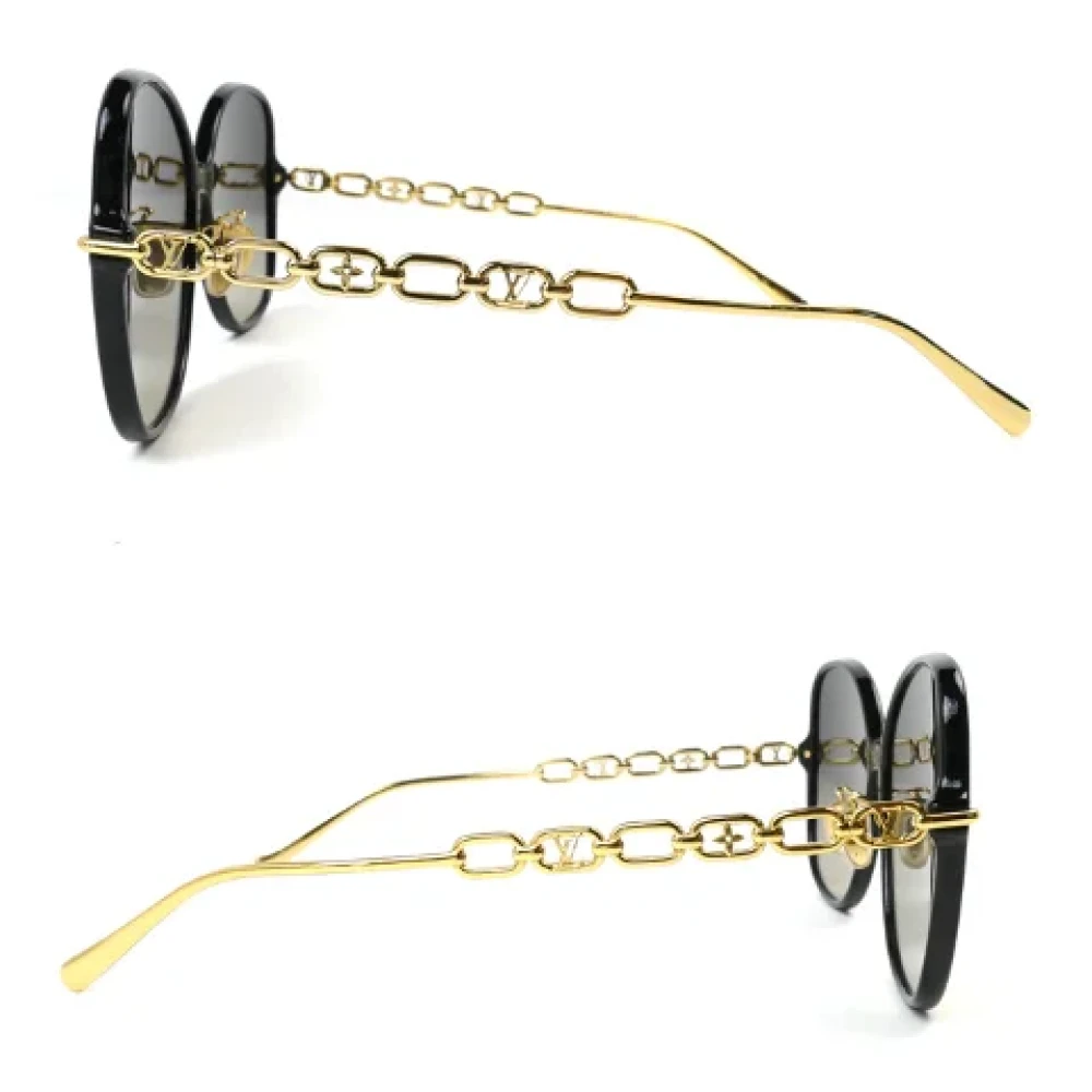 Louis Vuitton Vintage Pre-owned Plastic sunglasses Black Dames
