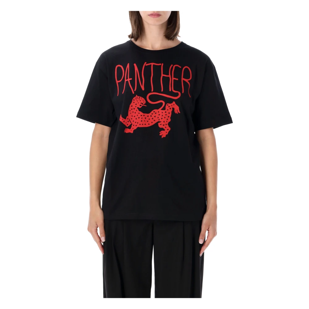 Valentino Garavani Black Panther T-Shirt - Female - T-Shirts - S - Tops
