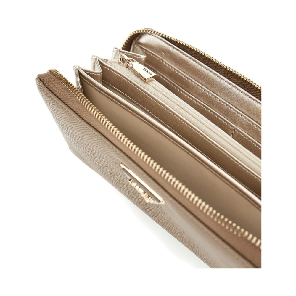 Guess Donker Taupe Laurel Portemonnee voor Vrouwen Beige Dames