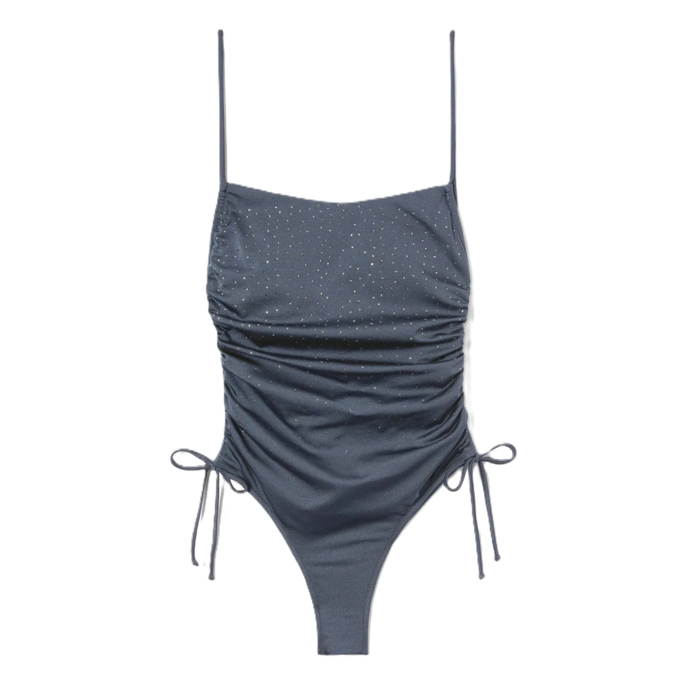 Mc2 Saint Barth Women's Gray Eliya One Piece Swimsuit - Swimsuits - M - Swimwear