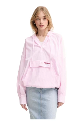 Gingham Logo Hoodie Shirt