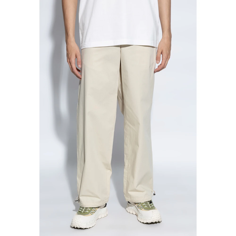 Moncler Wijdvallende broek Beige Heren