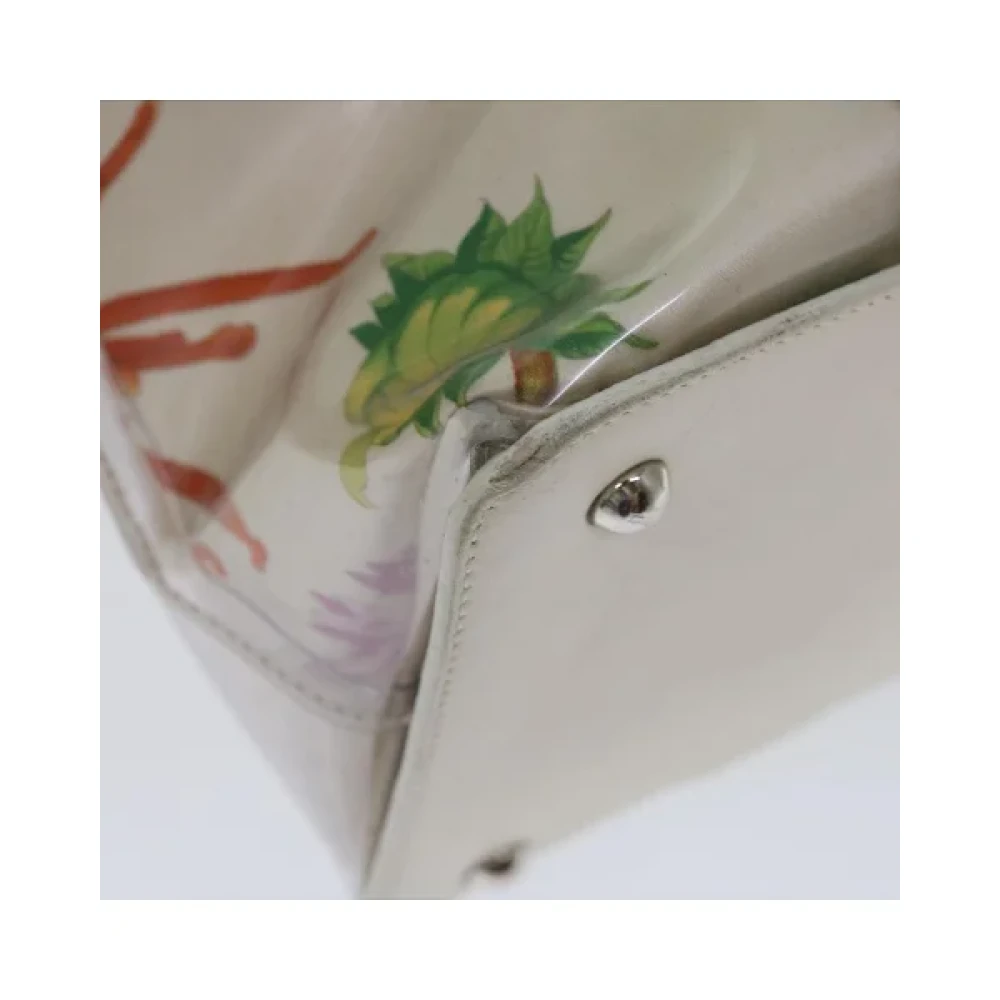 Salvatore Ferragamo Pre-owned Fabric shoulder-bags Beige Dames