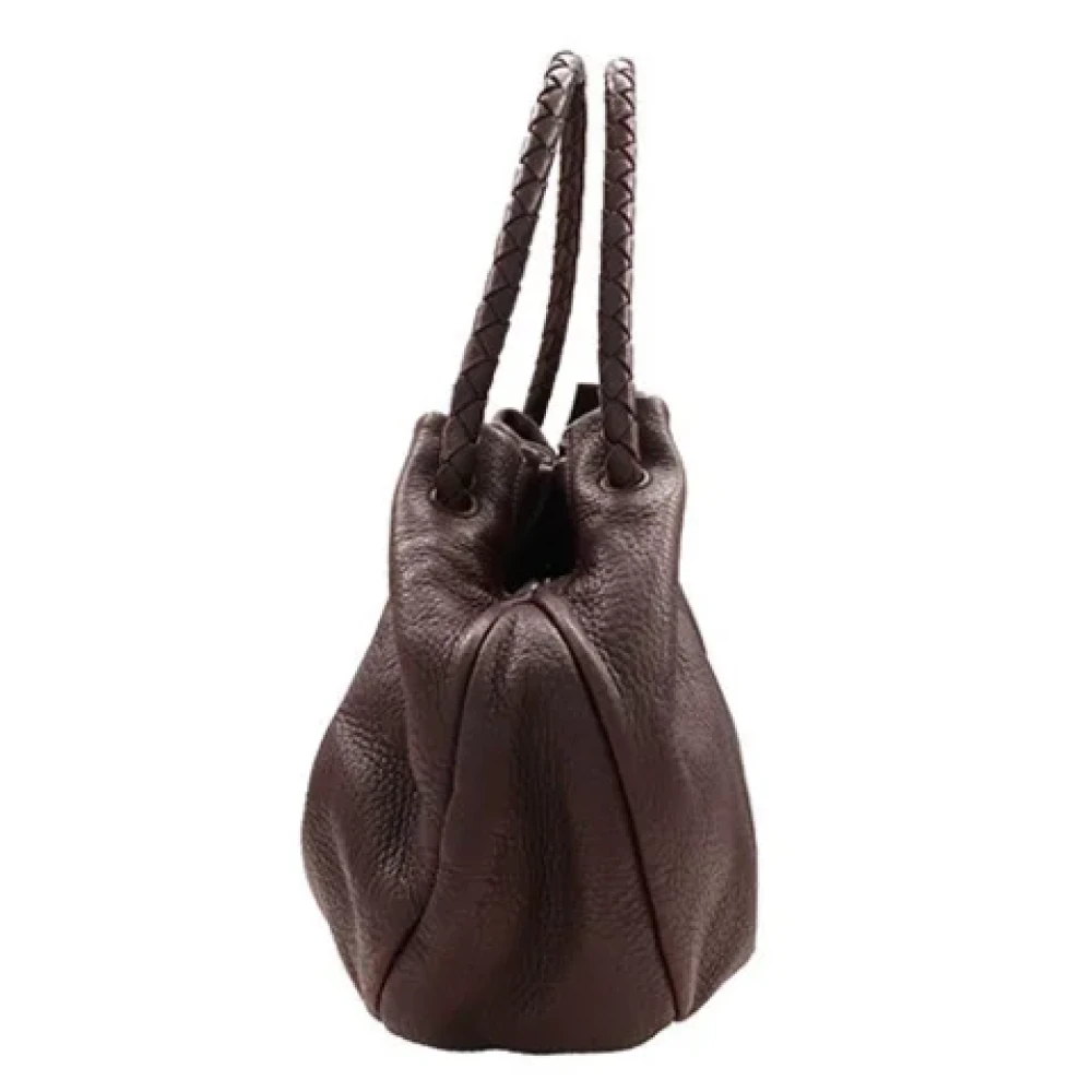 Bottega Veneta Vintage Pre-owned Leather handbags Black Dames