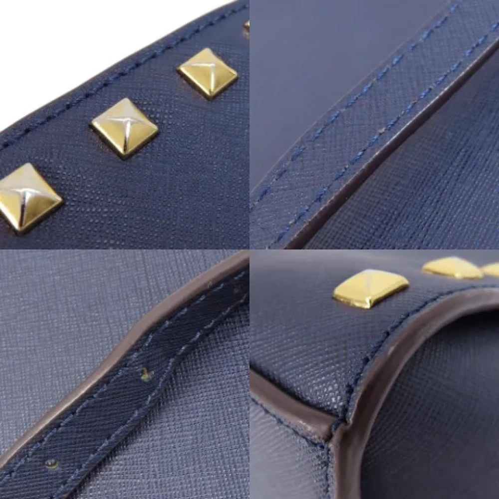 Michael Kors Pre-owned Leather totes Blue Dames