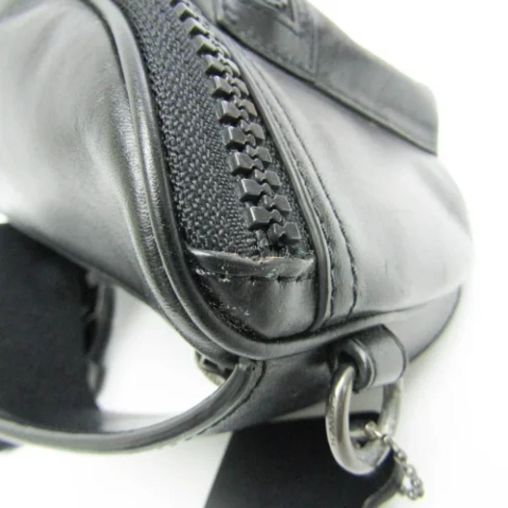 Coach Pre-owned Leather crossbody-bags Black Dames