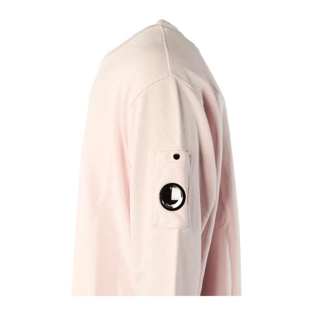 C.P. Company Diagonal Fleece Roze Sweater Pink Heren