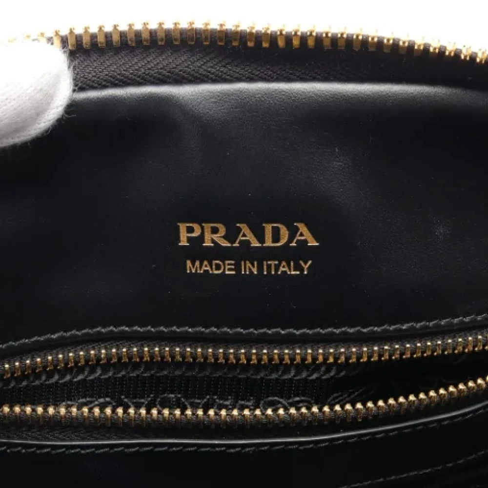 Prada Vintage Pre-owned Leather prada-bags Black Dames