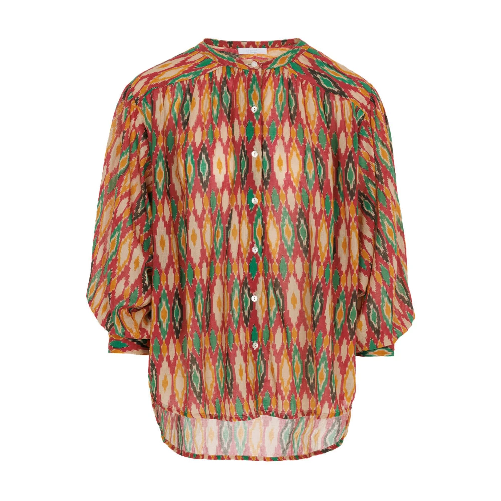 By-Bar Lucy Summer Ikat Blouse Multicolor Dames