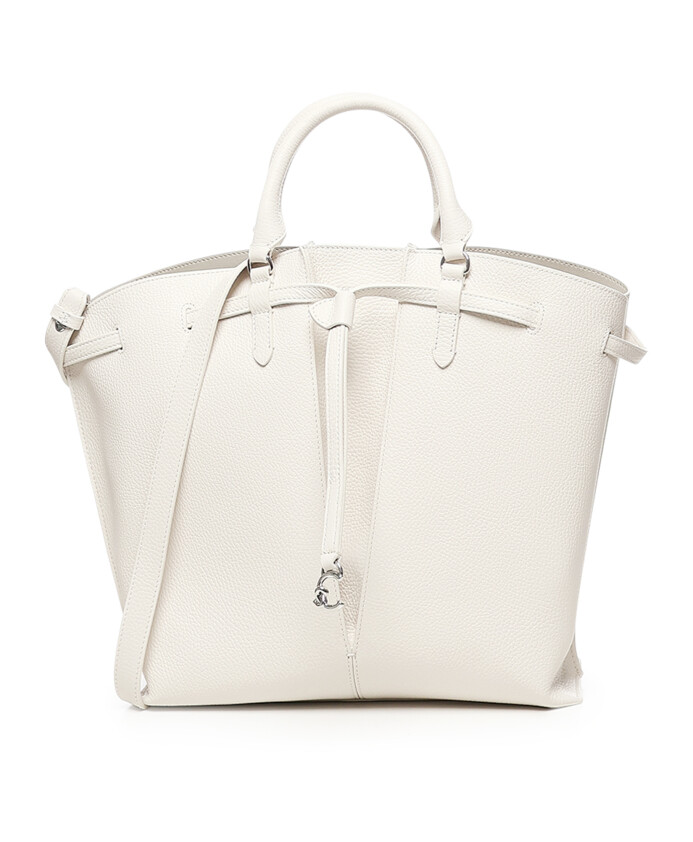 sac-blanc-a-cordon-avec-poignees-en-cuir