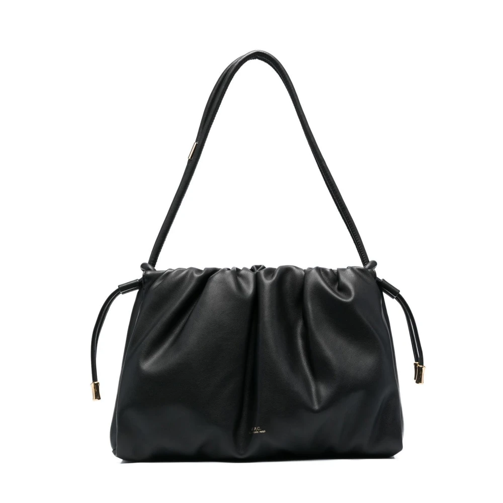 A.p.c. Zwarte Schoudertas Elegante Stijl Black Dames