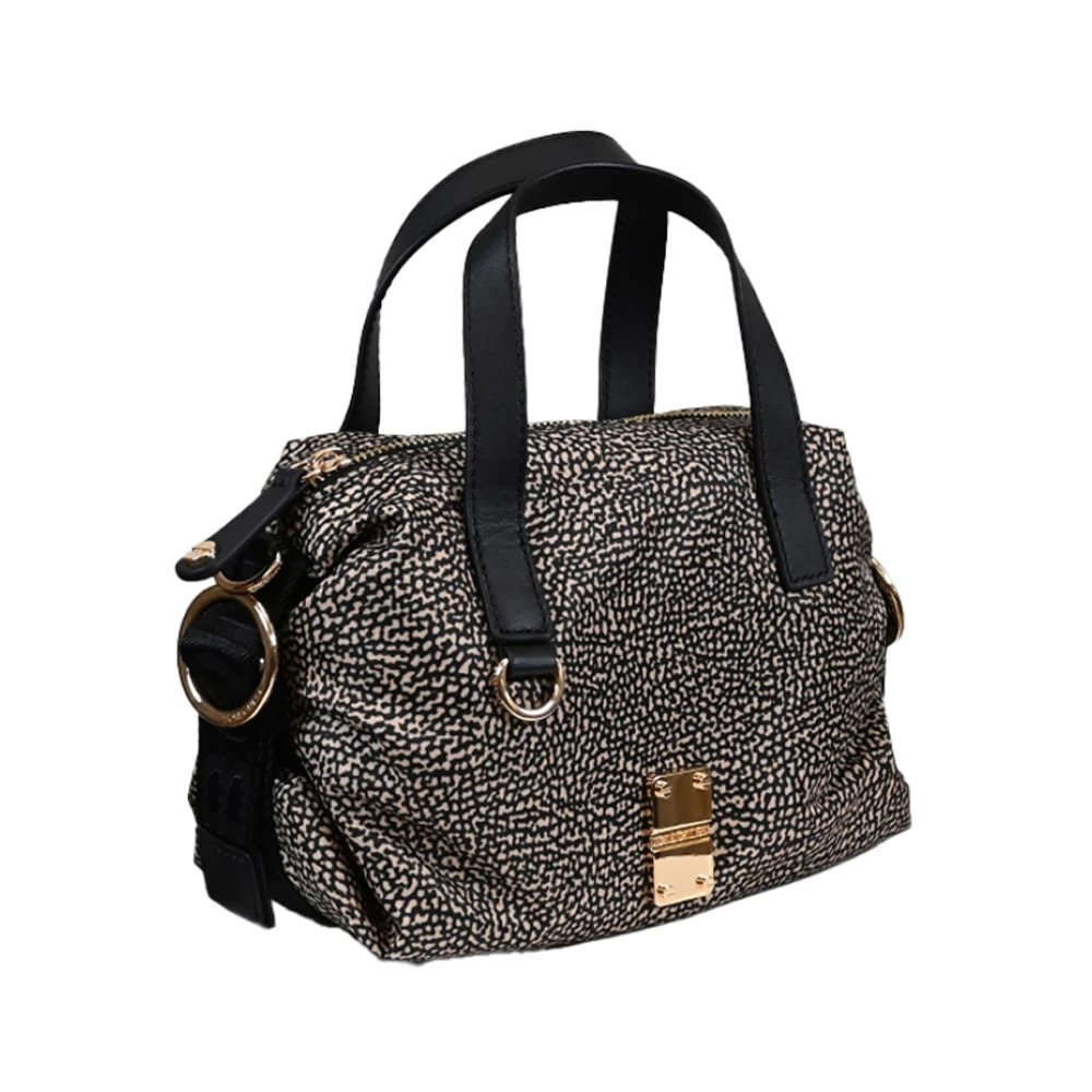 Borbonese Urban-chic Teapot handtas Black Dames