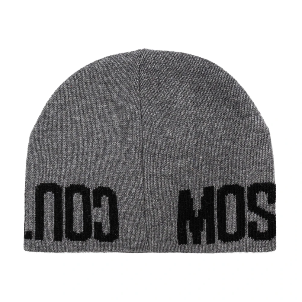 Moschino Pet met logo Gray Unisex