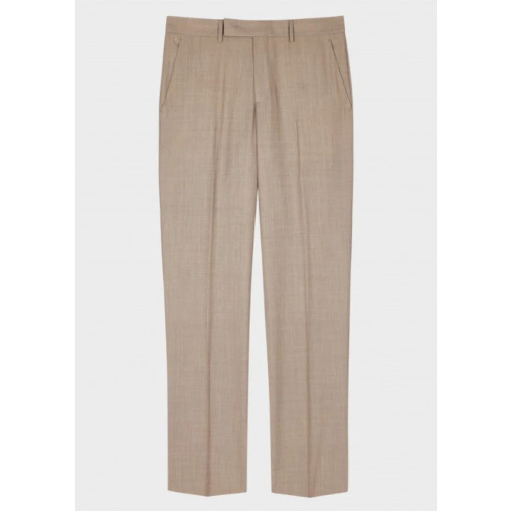 PS By Paul Smith Wol 2-Knops Getailleerd Pak Beige Heren