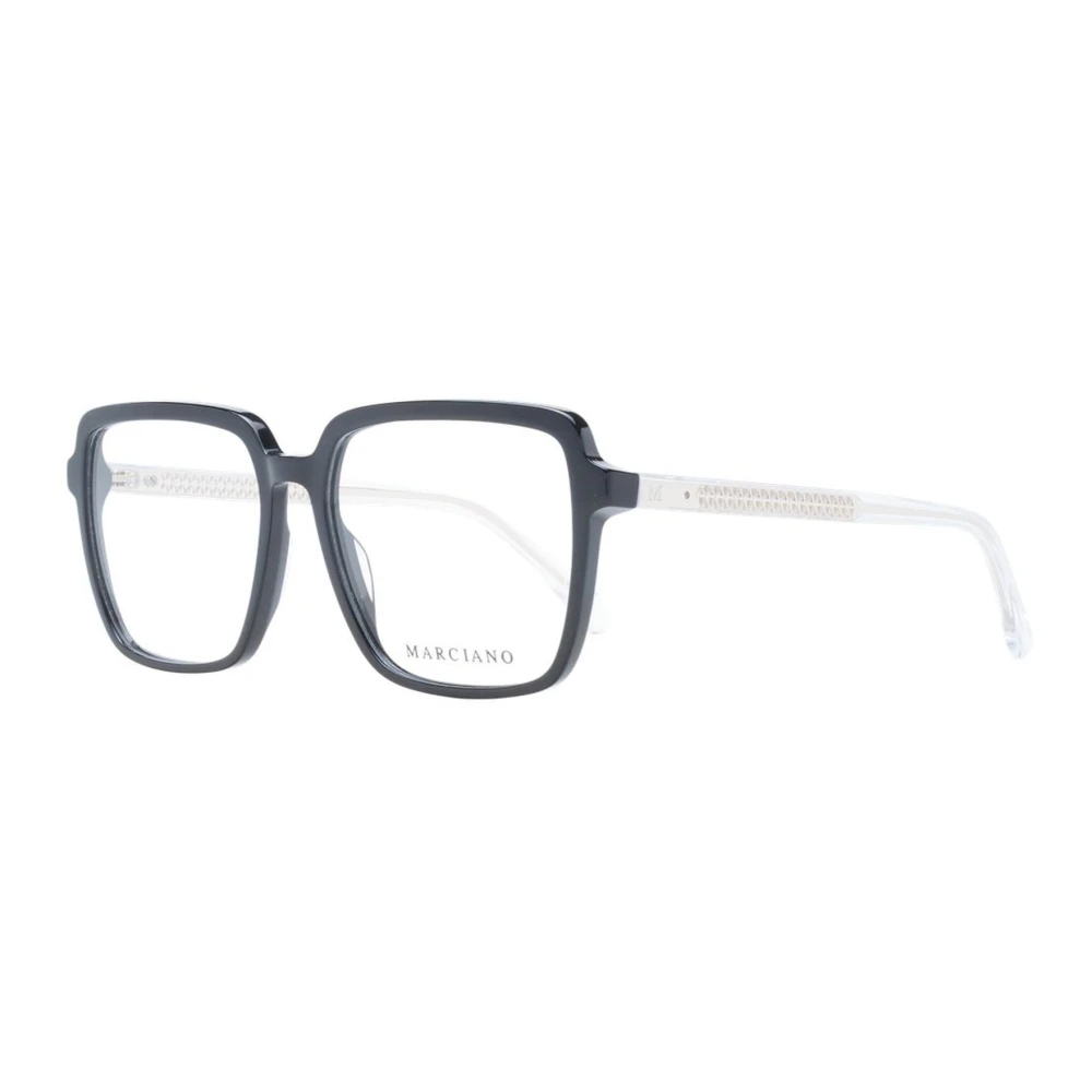 Guess Zwarte vierkante optische monturen met hoes Black Dames