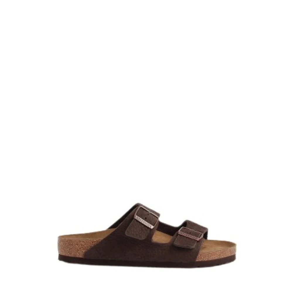 Birkenstock Bruna Arizona Sliders Brown, Herr