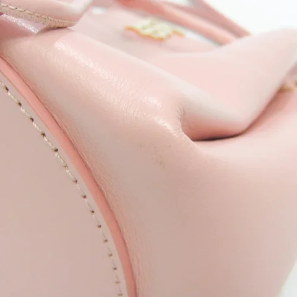 Burberry Vintage Pre-owned Leather handbags Pink Dames