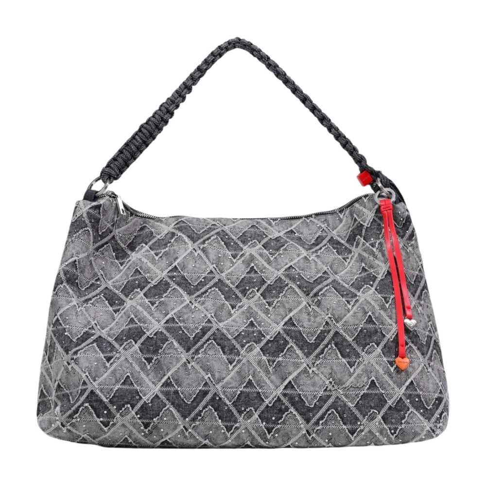 Desigual Kvinno Multicolor Väskor Dam, One Size, Bomull, Bag Radio Leiria