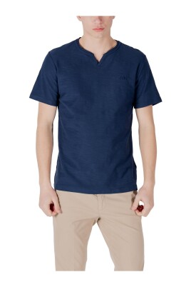 blue-v-neck-cotton-t-shirt