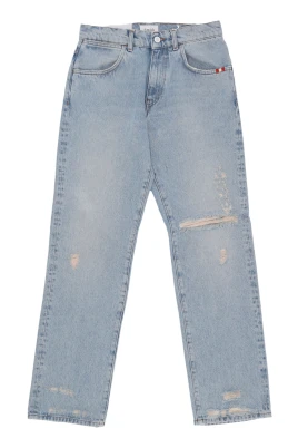 Amish Straight Jeans Blå W34