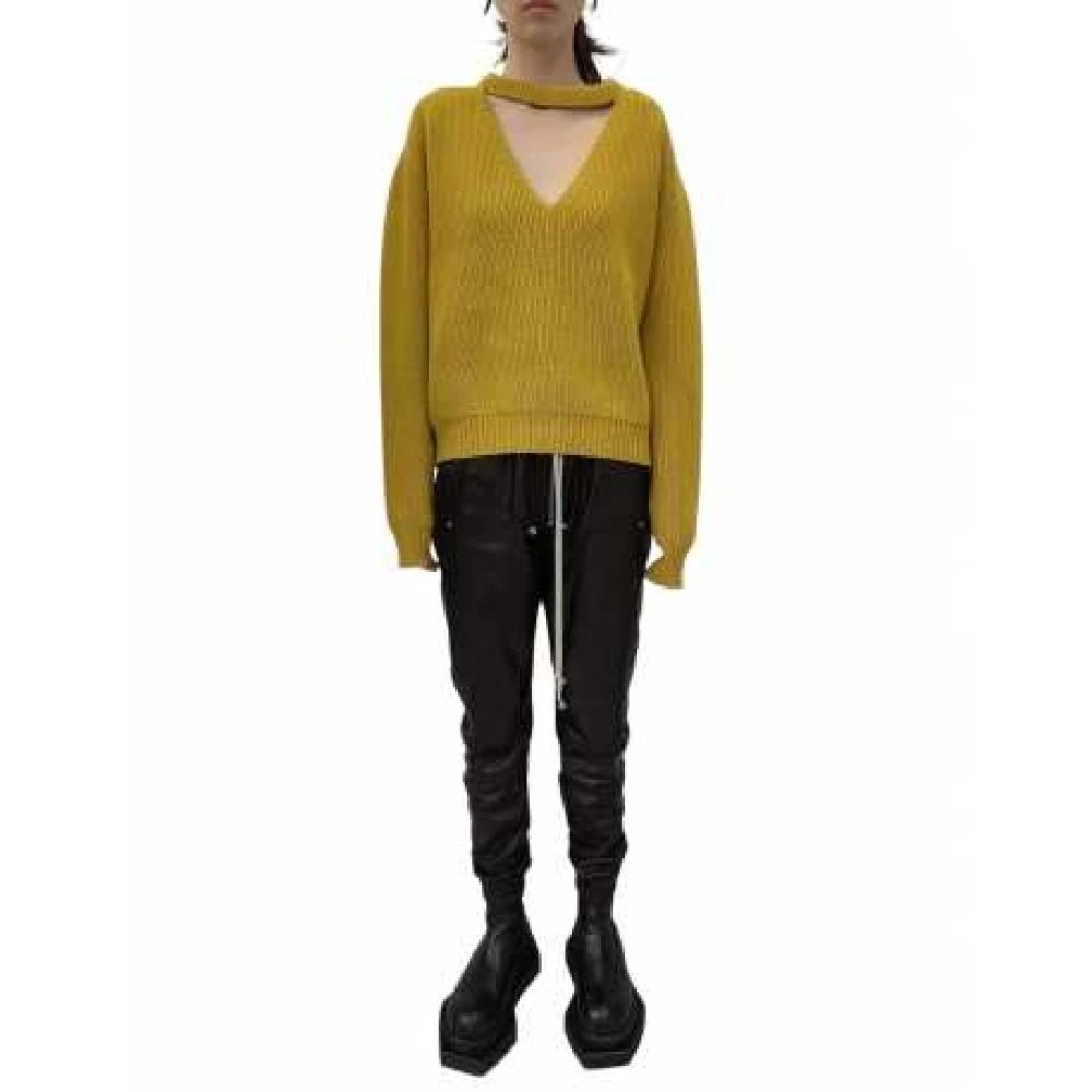 Rick Owens Bela Jogger Zwarte Leren Biker Broek Black Dames