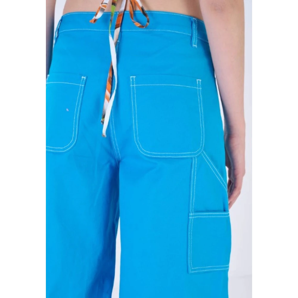 Silvian Heach Dames IWO Broek Blue Dames