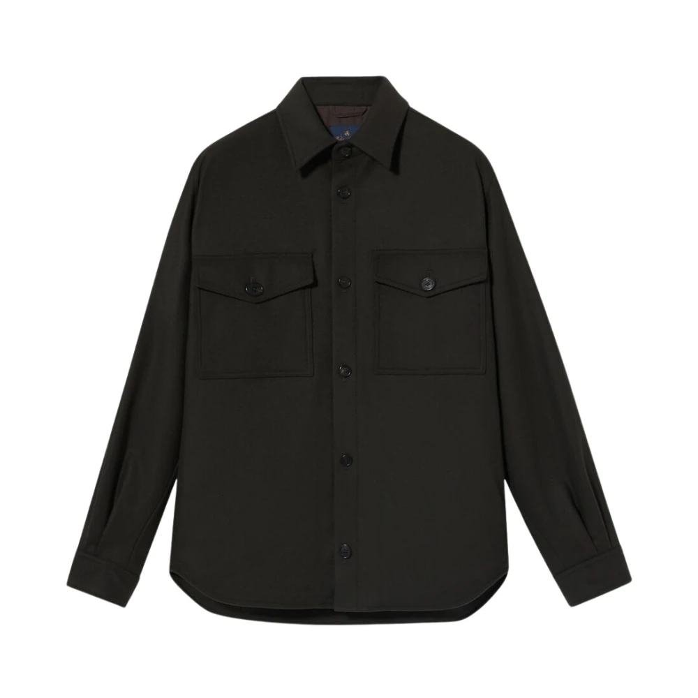 Brooks Brothers Overshirt van Wolmix Green Heren