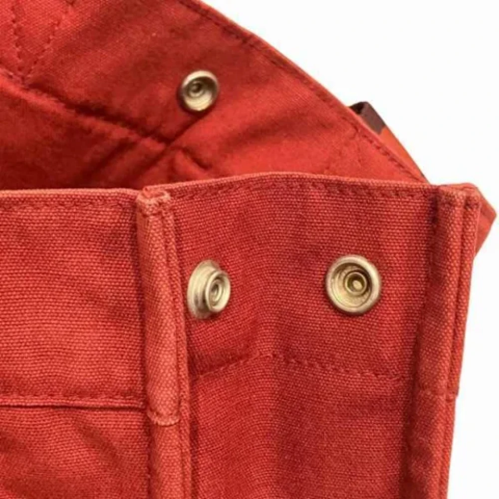 Hermès Vintage Pre-owned Canvas totes Red Dames