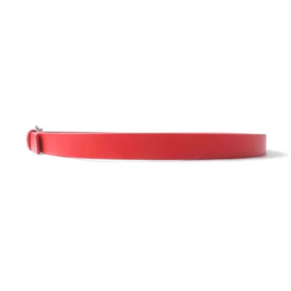 Bottega Veneta Vintage Pre-owned Leather belts Red Dames