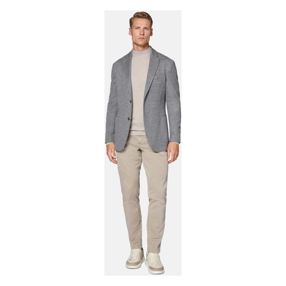 Boggi Milano B Jersey Jas Gray Heren