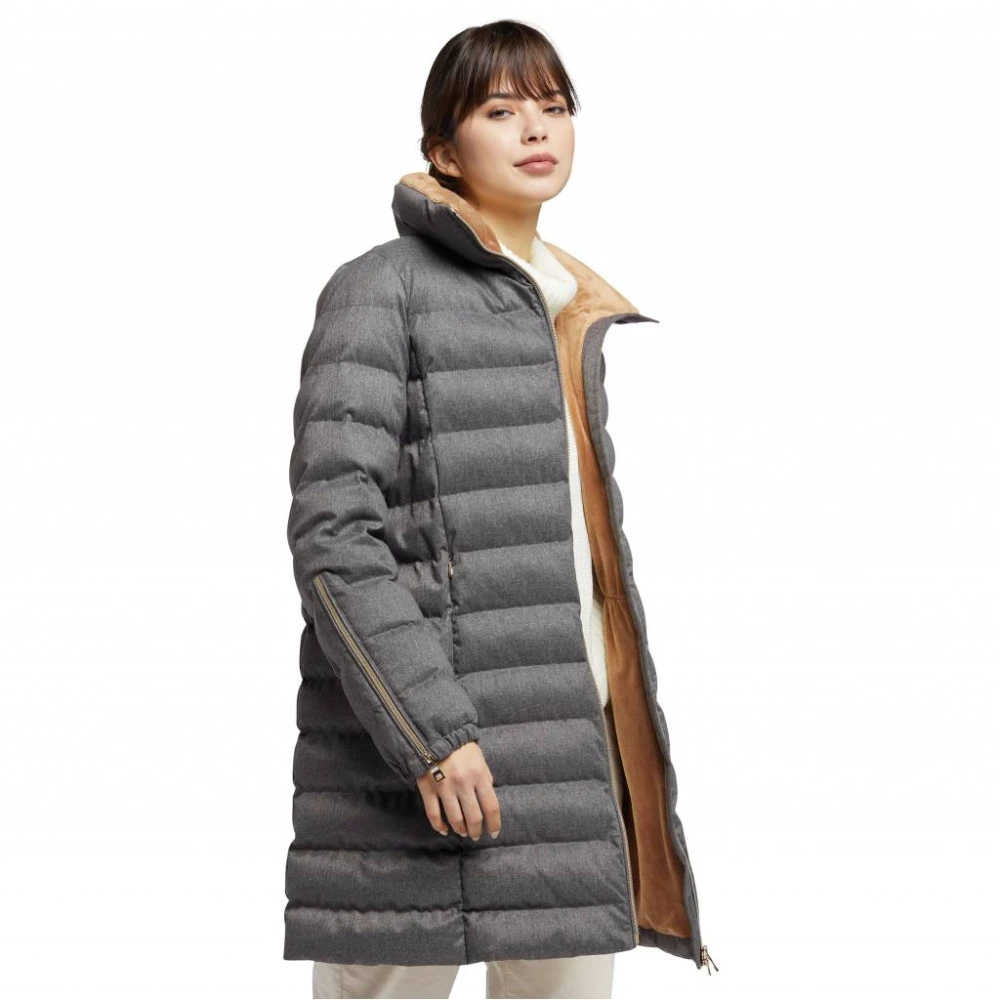 Geox Winter Parka Jas Gray Dames