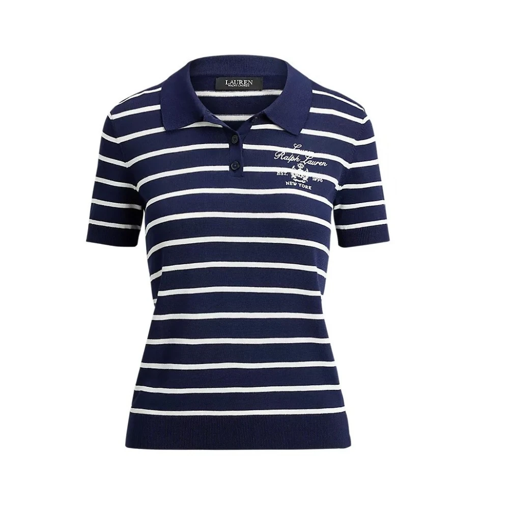 Ralph Lauren Donna Blu Top, L, New,