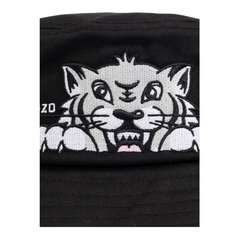 Kenzo Hoed met tijgermotief Black Unisex