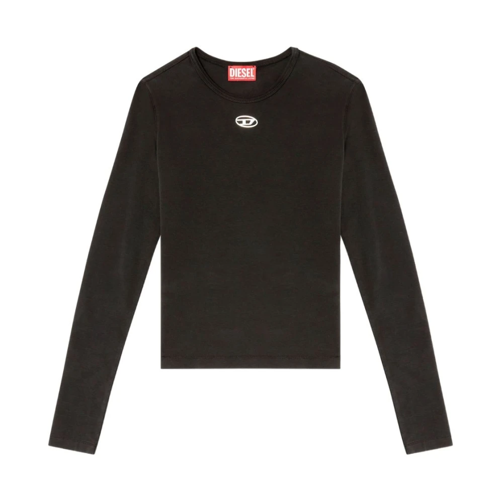 Diesel Mujer Negro Camisetas, Talla: Xs