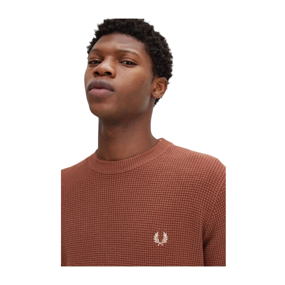 Fred Perry Stijlvolle Polo Shirt Brown Heren
