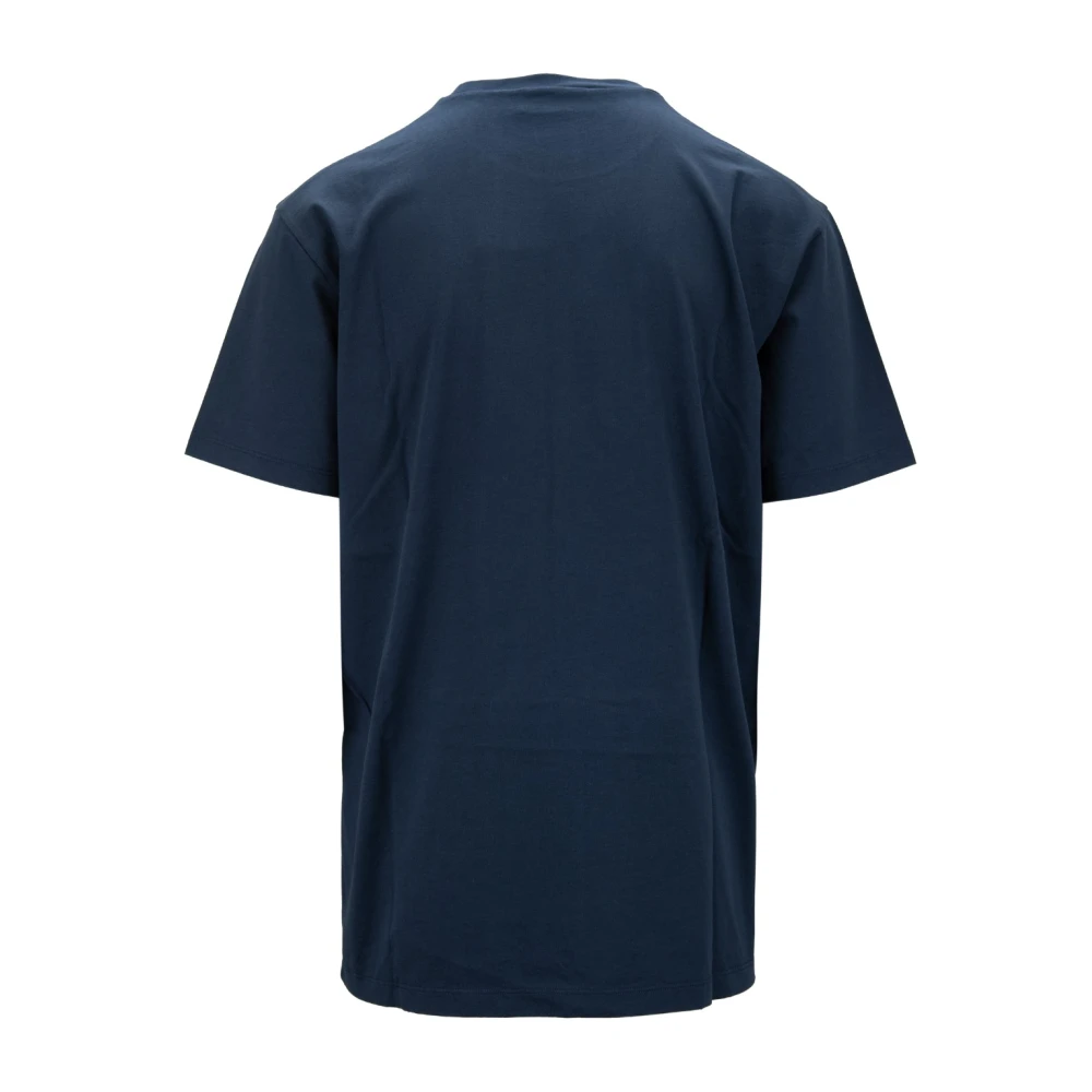 Dsquared2 Heren Grafisch Katoenen T-Shirt Blue Heren