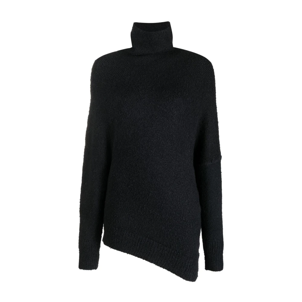 Proenza Schouler Black Turtlenecks, Female, M, Boucle Twisted Jumper