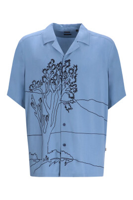 short-sleeve-viscose-shirt