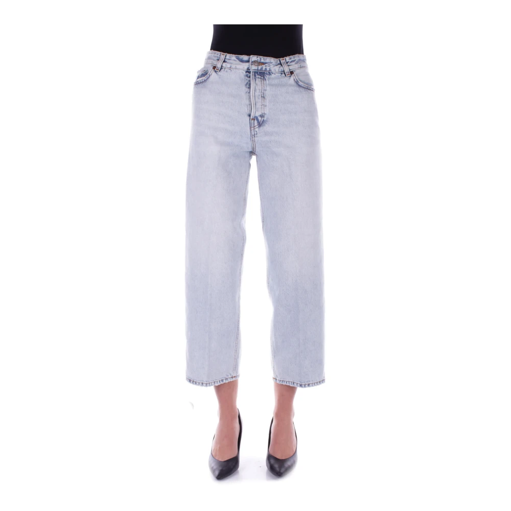 Haikure Cropped Jeans Blue Dames