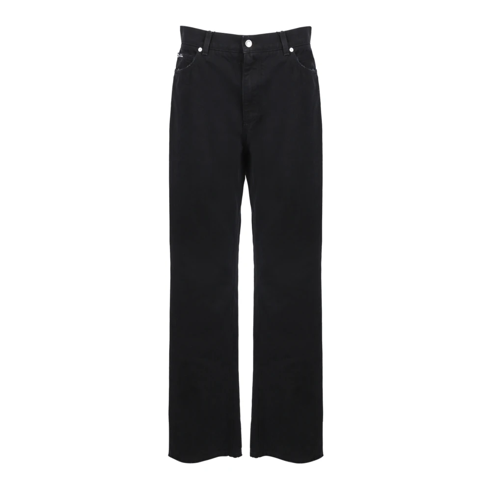 Dolce & Gabbana KIM High-Rise Drop-Crotch Boyfriend Jeans Black Dames