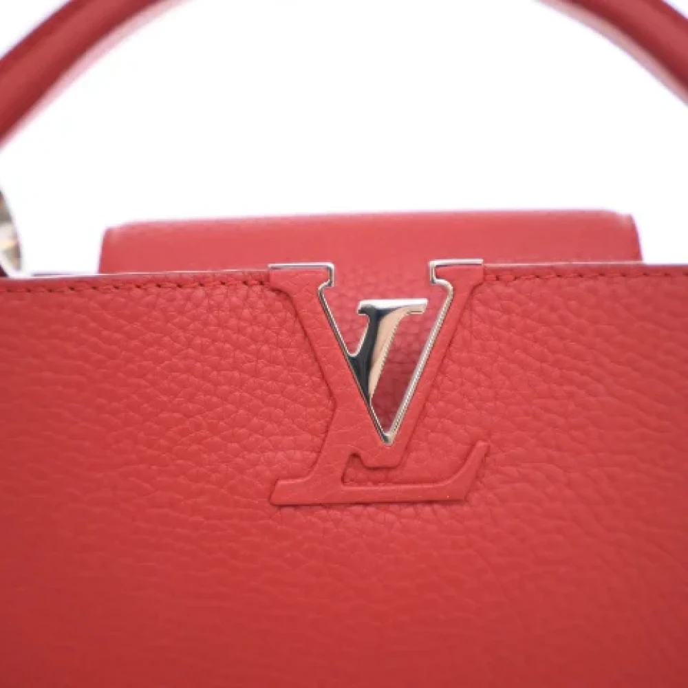 Louis Vuitton Vintage Pre-owned Leather handbags Red Dames