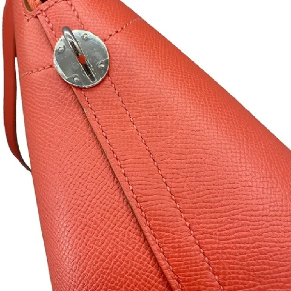 Hermès Vintage Pre-owned Fabric handbags Orange Dames