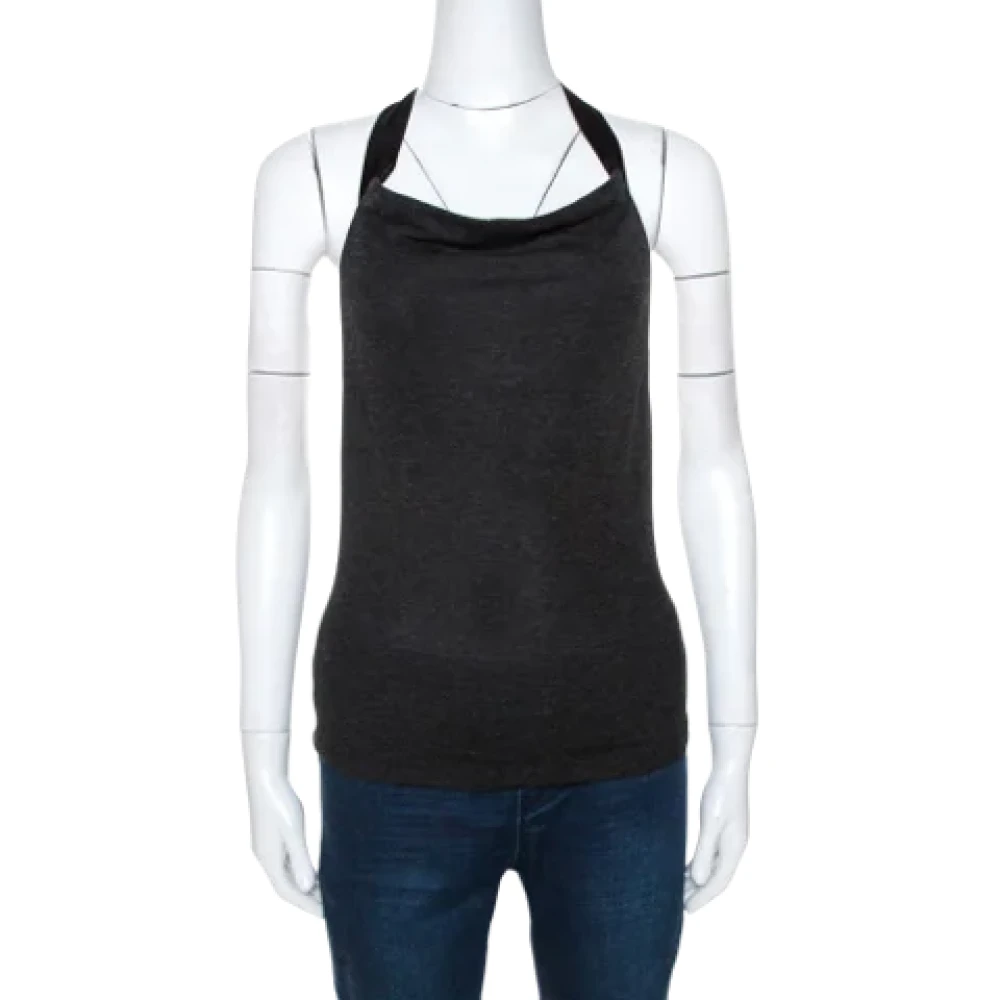 Alexander McQueen Pre-owned Fabric tops Gray Dames