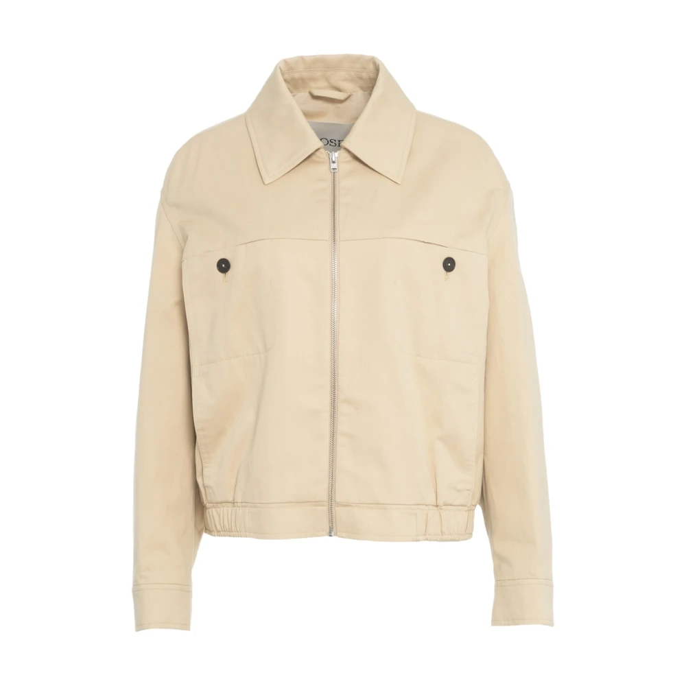 Closed Beige Bomberjack met Ritssluiting Beige Dames