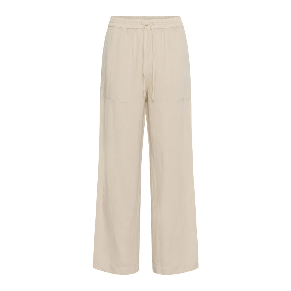 Part Two Straight-leg French Oak Broek Brown Dames