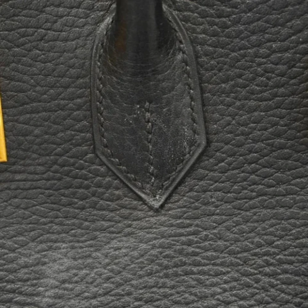 Hermès Vintage Pre-owned Fabric handbags Black Dames