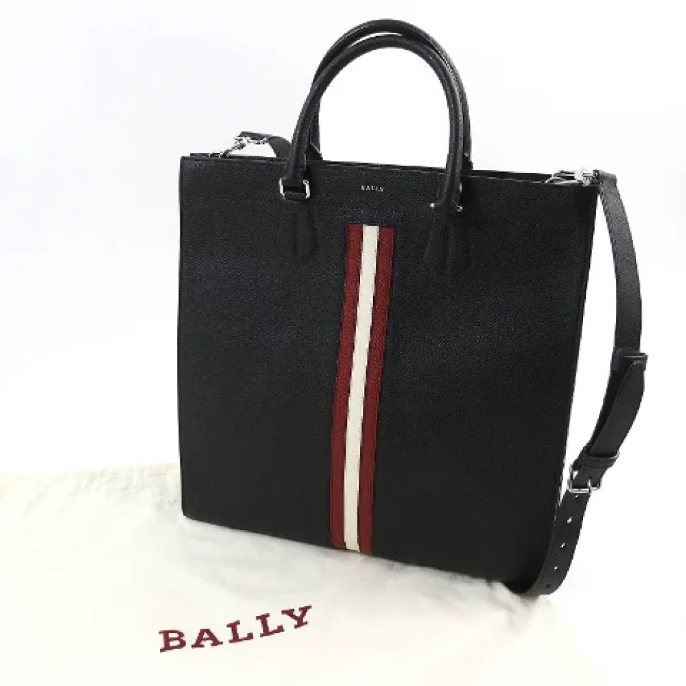 Bally Pre-owned Leather shoulder-bags Black Heren