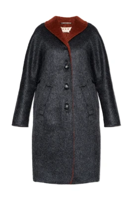 Mohair-Finished Coat