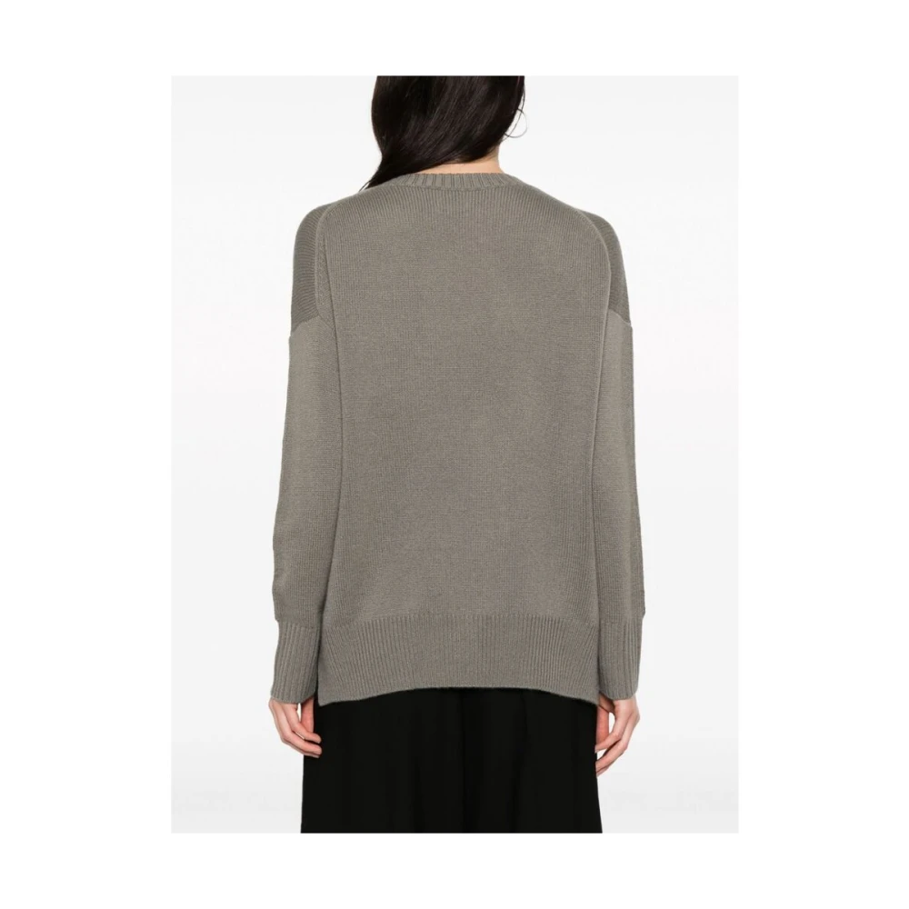 allude Kasjmier Wafel Gebreide Trui Gray Dames