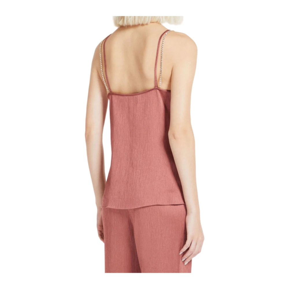 Max Mara Studio Roze Studio Top met Lume Pink Dames